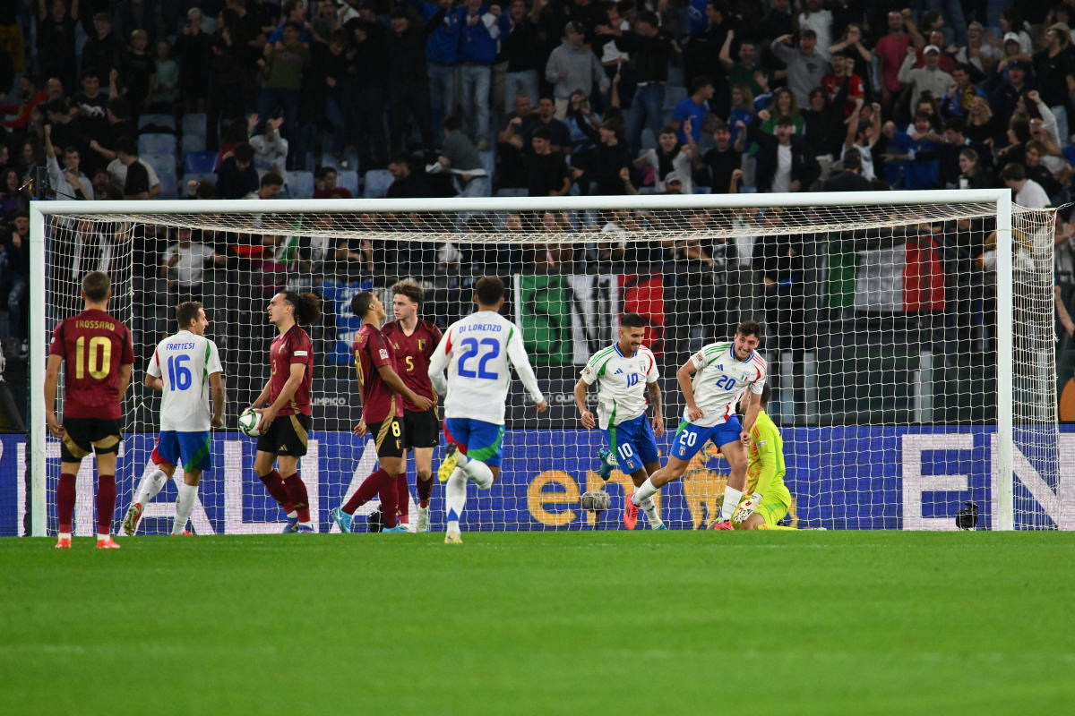 Rimonta red devils con gli azzurri in 10, Italia-Belgio 2-2 Rimonta red devils con gli azzurri in 10, Italia-Belgio 2-2