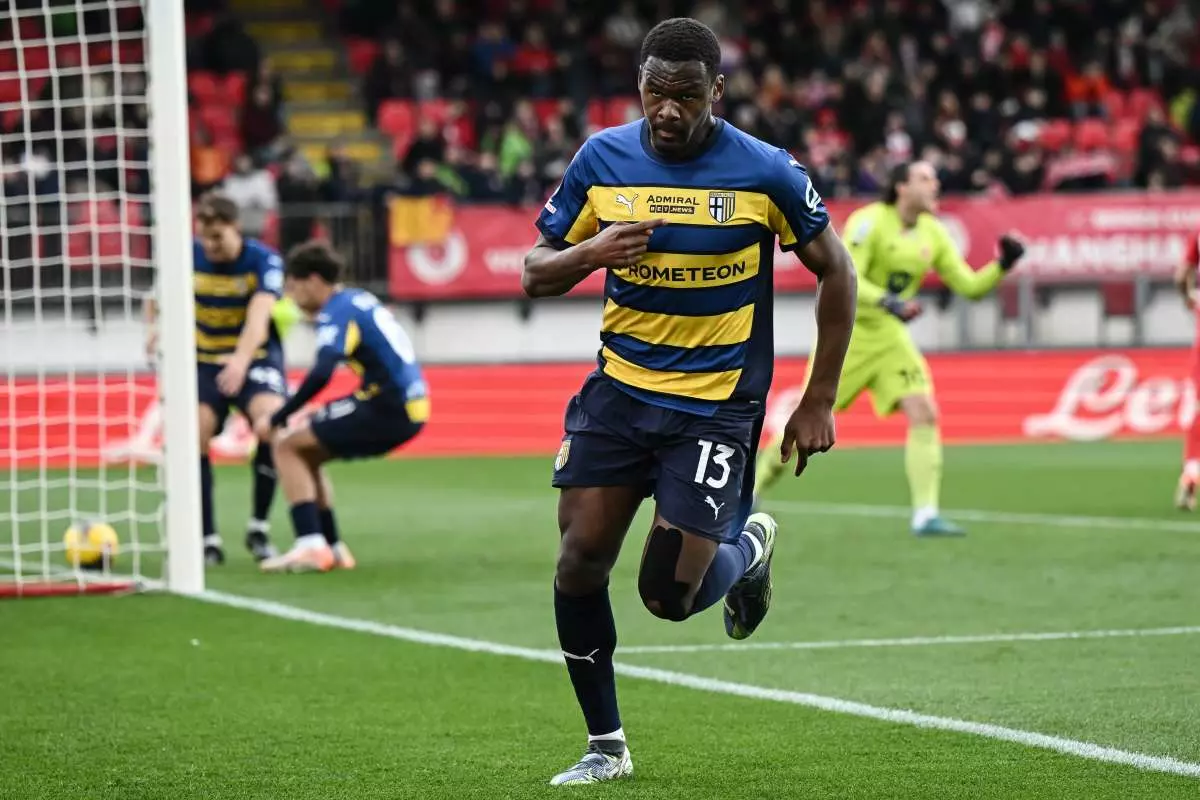 Bonny replica a Izzo, Monza-Parma termina 1-1 Bonny replica a Izzo, Monza-Parma termina 1-1