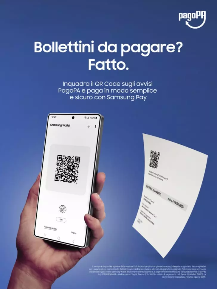 I pagamenti verso la P.A. ora si fanno anche con Samsung Wallet I pagamenti verso la P.A. ora si fanno anche con Samsung Wallet