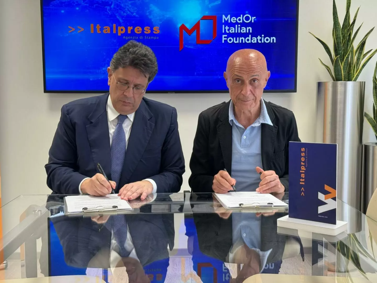 Area euromed, Italpress e la Fondazione Med-Or rinnovano collaborazione Area euromed, Italpress e la Fondazione Med-Or rinnovano collaborazione