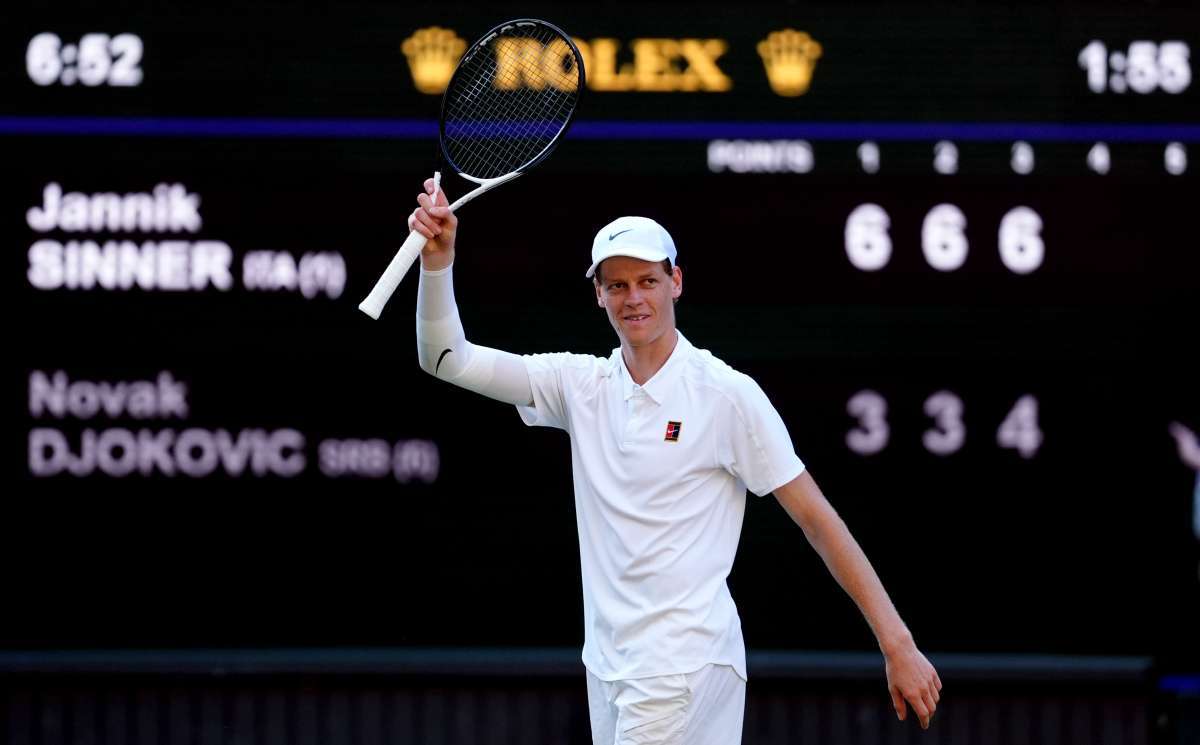 Prima finale di Sinner a Wimbledon, contro Alcaraz per il titolo