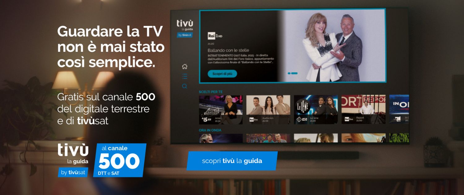 Al via la nuova guida tv terrestre e satellitare sul canale 500 Al via la nuova guida tv terrestre e satellitare sul canale 500