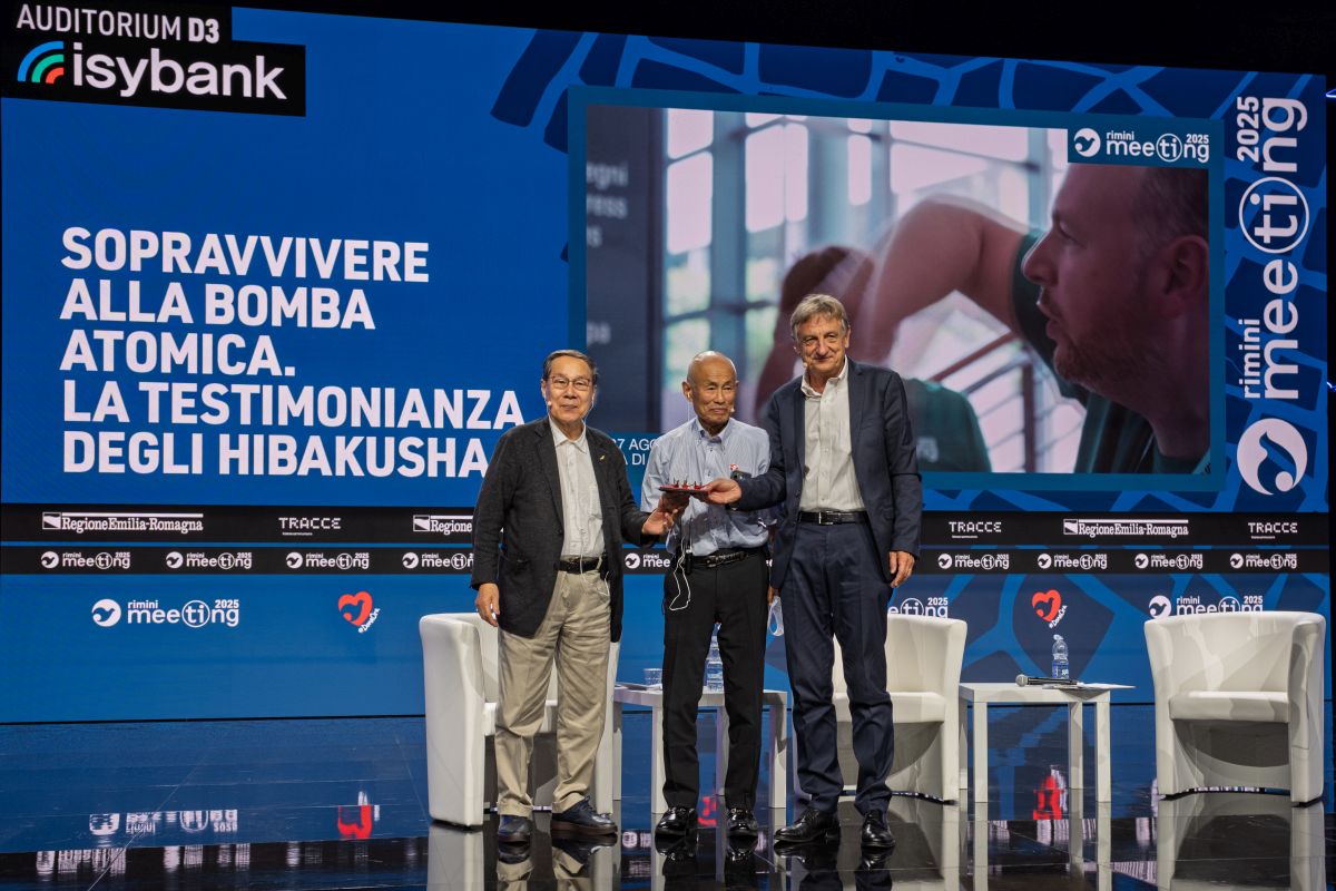 Al Meeting le voci degli “Hibakusha” 80 anni dopo le bombe atomiche Al Meeting le voci degli “Hibakusha” 80 anni dopo le bombe atomiche