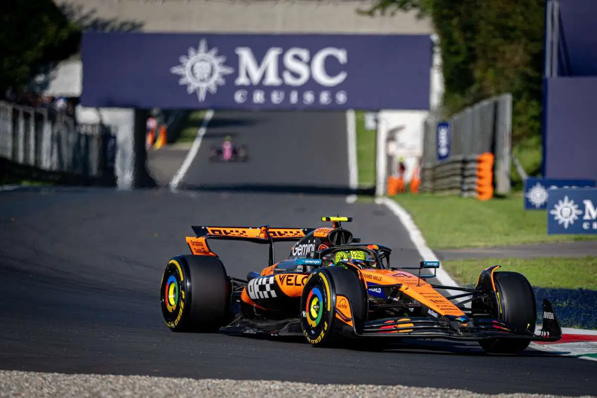 Norris il più veloce nelle fp2 del Gp Italia, Leclerc 2° Norris il più veloce nelle fp2 del Gp Italia, Leclerc 2°