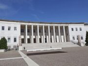 Crolla parte edificio Tribunale a Bolzano