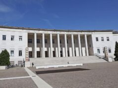 Crolla parte edificio Tribunale a Bolzano