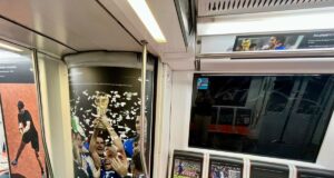 Atac, “Tra sport e trasporto” la mostra di foto nei vagoni della metro A