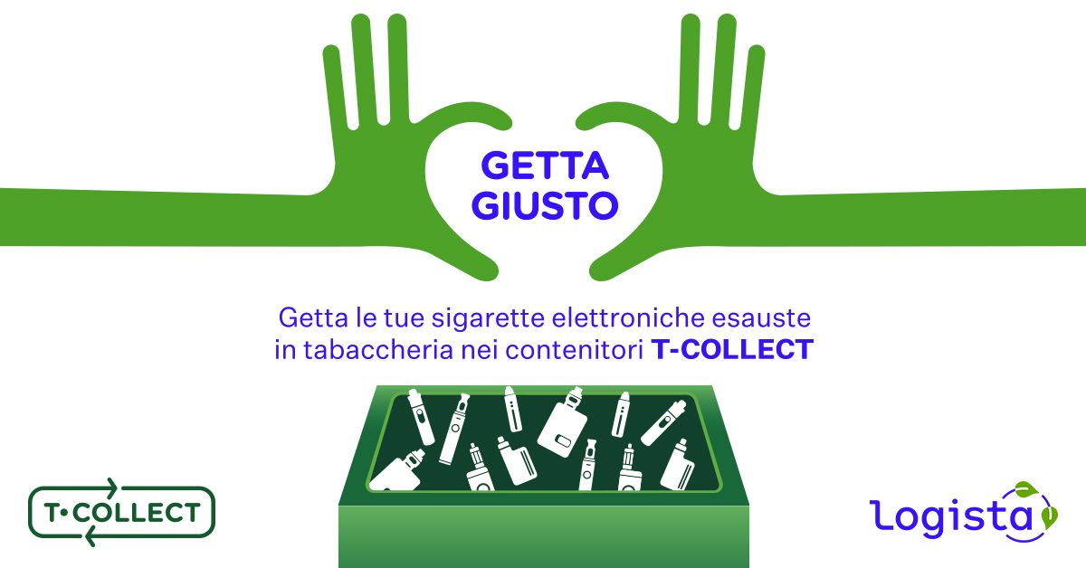 Al via la nuova campagna Logista per lo smaltimento delle sigarette elettroniche