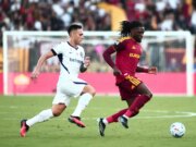 La Roma scappa con Kone, l’Inter la riprende con Lautaro: 2-2 all’Olimpico